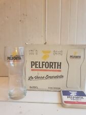 6 verres à bière  Pelforth