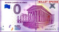 MAISON CARREE DE NIMES / BILLET 0 € / NULL EURO-SCHEIN / UEEJ 2018-2