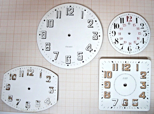 Lot cadrans ancien émail - lot,