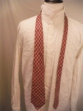 LANCEL Mens Tie Red Mini