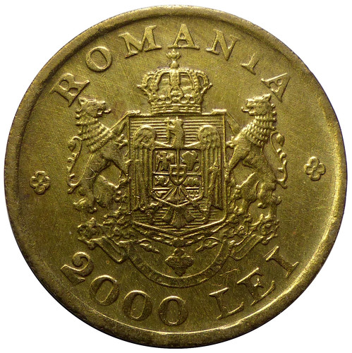 Roumanie 2000 lei - roumanie, 1946