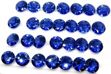 6 Mm Naturel Cambodgien 150 Pcs Saphir Bleu Certifié AGL Lot De Gemmes Libres