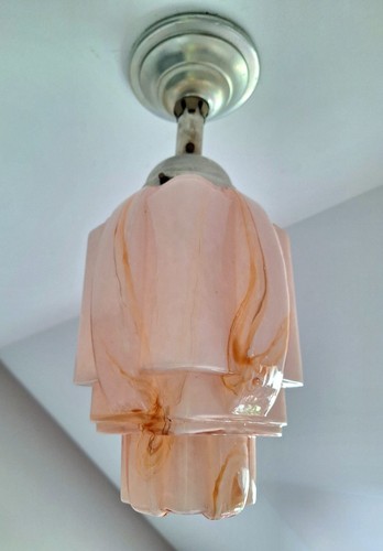 Lustre art déco luminaire - lustre,