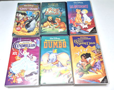 Lot cassettes vhs walt - lot, 6