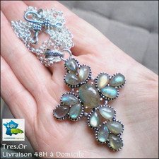 LABRADORITE Argent 925 Pl