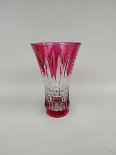 Vase cristal rose val - vase, en