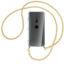 Collier pour Sony Xperia XZ2 chaîne en métal (O) Etui Coque antichoc avec cordon