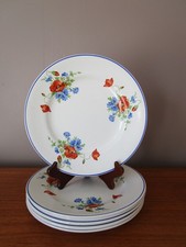 6 assiettes plates 23 cm