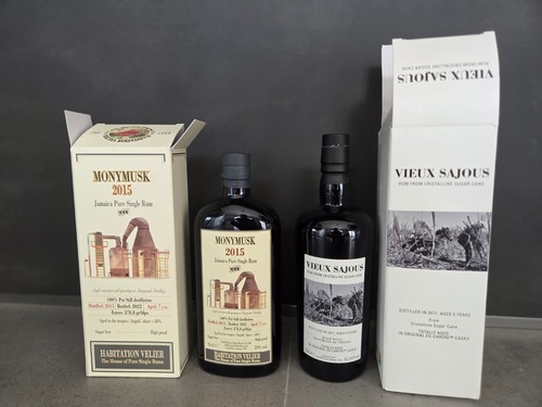 Lot rhum vieux - sajous, caroni