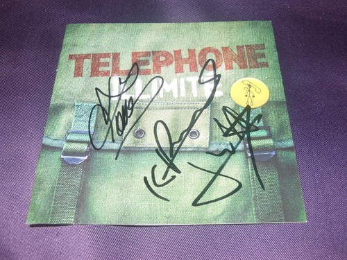 Telephone signé j l - telephone,