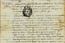 1786 Parchemin Mâcon