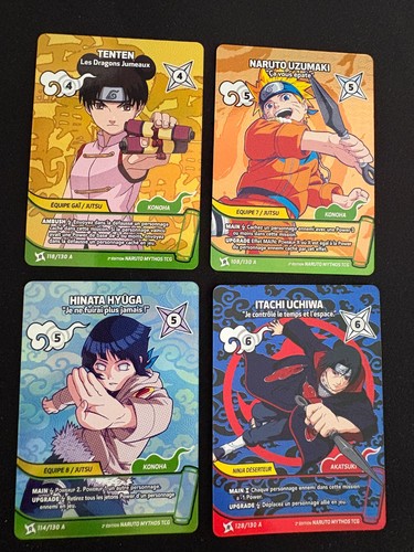Naruto mythos tcg cartes - mythos,