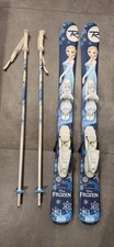 Skis reine des neiges Frozen 104 cms et batons 90 cms