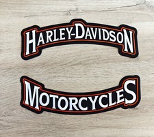 Ecusson dorsal Harley Davidson motorcycles XXL 31.5cm blouson patch biker ?️