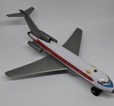 AVION EN TOLE A FRICTION TYPE BOEING TWA JOUET ANCIEN BON ETAT