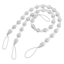  VORCOOL 2 pcs Acrylique Perle Drapé Rideau Clip Élégant Rideau Embrasses