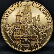 JETON TOURISTIQUE ARTHUS BERTRAND 2007 STRASBOURG HORLOGE ASTRONOMIQUE / MEDAI