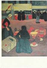 CPSM PAUL SERUSIER LE MARCHE OU LA MARCHANDE DE POTERIE