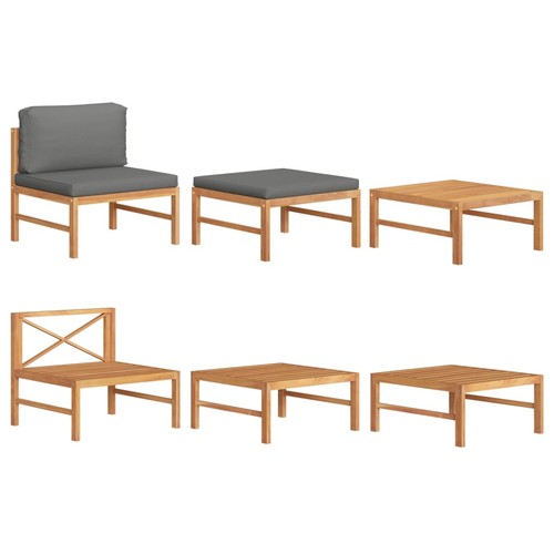 Bois teck salon jardin 3 - bois,