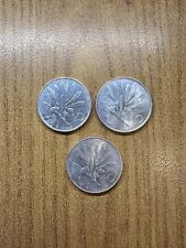 Repubblica Italiana Série 3 Monnaies 10 Livres Olivier 1948 1949 1950 Ad