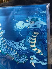 Petit tissu bleu dragon Kokuryu Furoshiki qualité cadeau tissu premium
