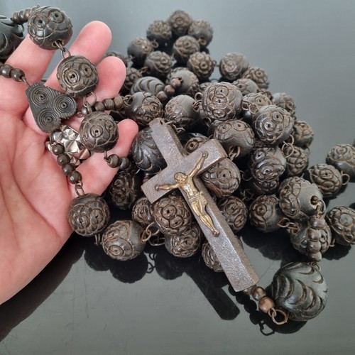 Grand rosaire ancien milieu - rosaire,