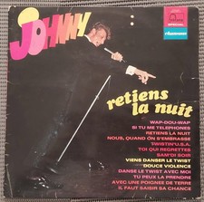 Johnny HALLYDAY retiens la nuit LP