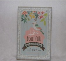 Boite faux livre en bois