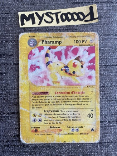 Carte pokemon pharamp 165 - pokemon,