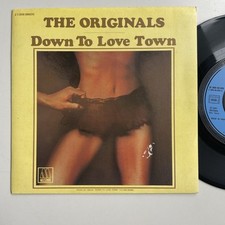 French SP The Originals – Down To Love Town– MOTOWN2C 006 98600 - 1977