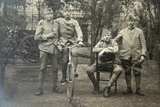 PHOTO POILU 136 RI REGIMENT INFANTERIE VÉLO GUERRE 14 18 FRANÇAIS WWI WW1
