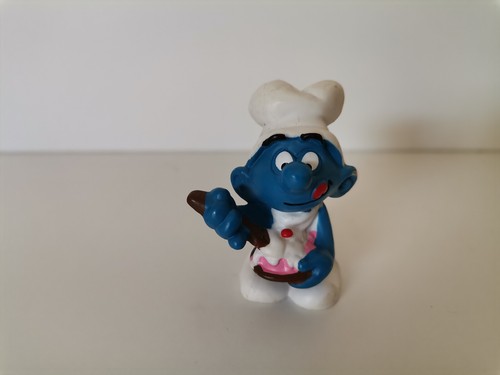 Figurine schtroumpf gourmand - schtroumpf,