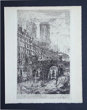 MERYON Petit Pont Notre Dame