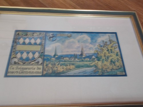 Kintzheim tableau encadré - tableau,