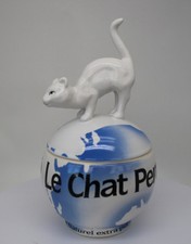 Boite Bijoux Figurine Poudrier Chat Animalier Le Chat Perche Style Art Deco Styl