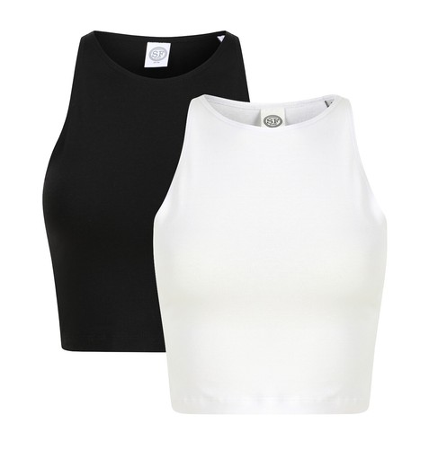 Femmes noir blanc court - noir,