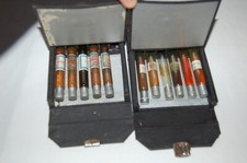 ancien échantillon d'huile