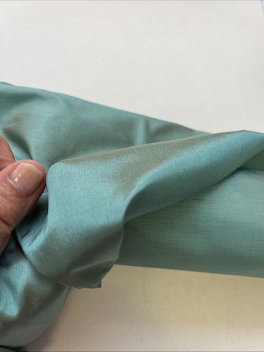 Coupon soie sauvage vert jade - sauvage,