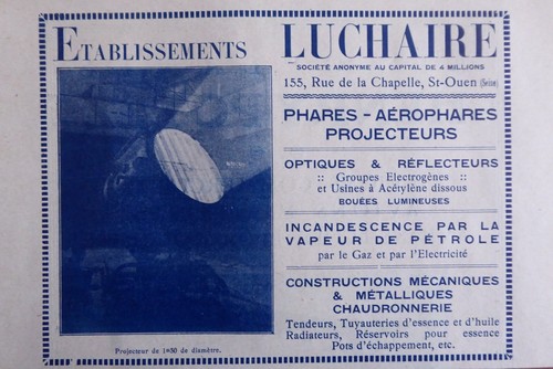 1923 pub luchaire - luchaire, phare