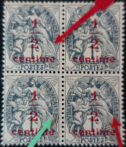 Rare type dans bloc de - rare, ib