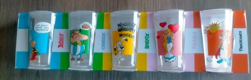 Lot verres asterix obélix - verres,