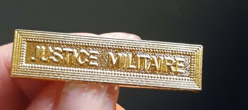 M0s justice militaire - m0s, barrette