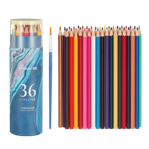 Crayons aquarellables solubles