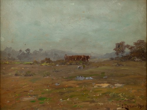 Tableau ancien huile sur - ancien,,