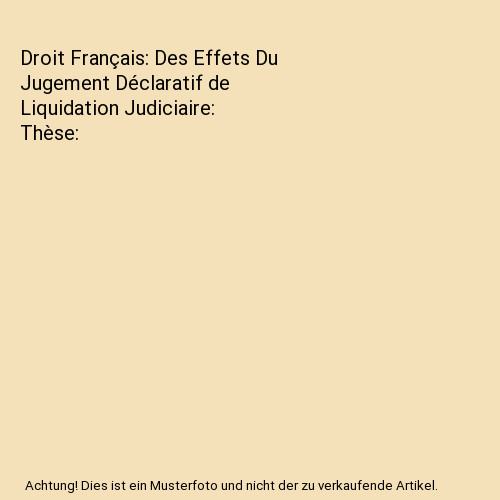 Droit français des - français:,