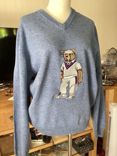 Pull brodé ours ralph - pull,