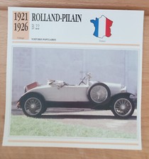 ROLLAND-PILAIN B 22 CARTE