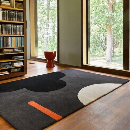 Tapis touffeté main 100 - touffeté, à