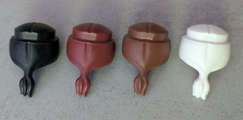 Playmobil lot cheveux natte - cheveux,