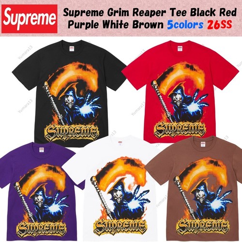 Tee shirt supreme - grim, reaper